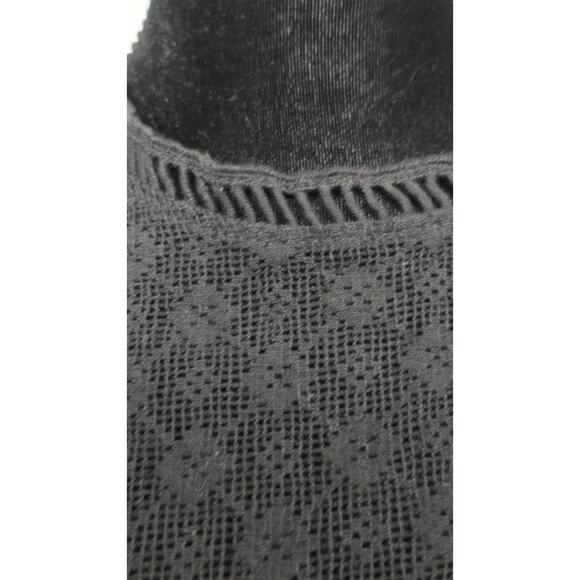 XHILARATION Mystic Red Black Crochet Lace Overlay Mini Dress Juniors Size Large - Picture 4 of 13